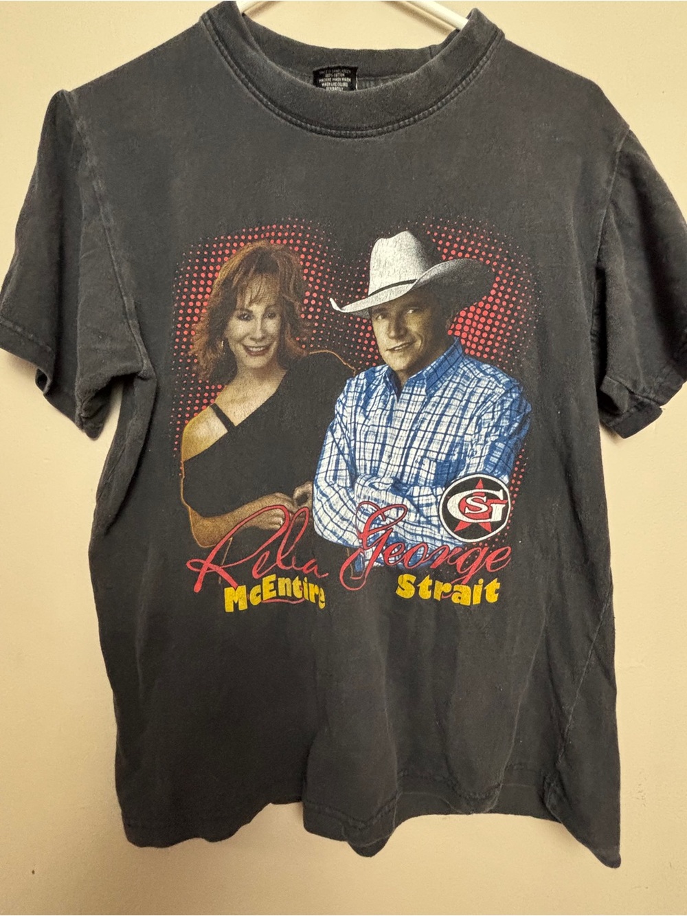 George Strait & Reba McEntire Graphic Tee - Black